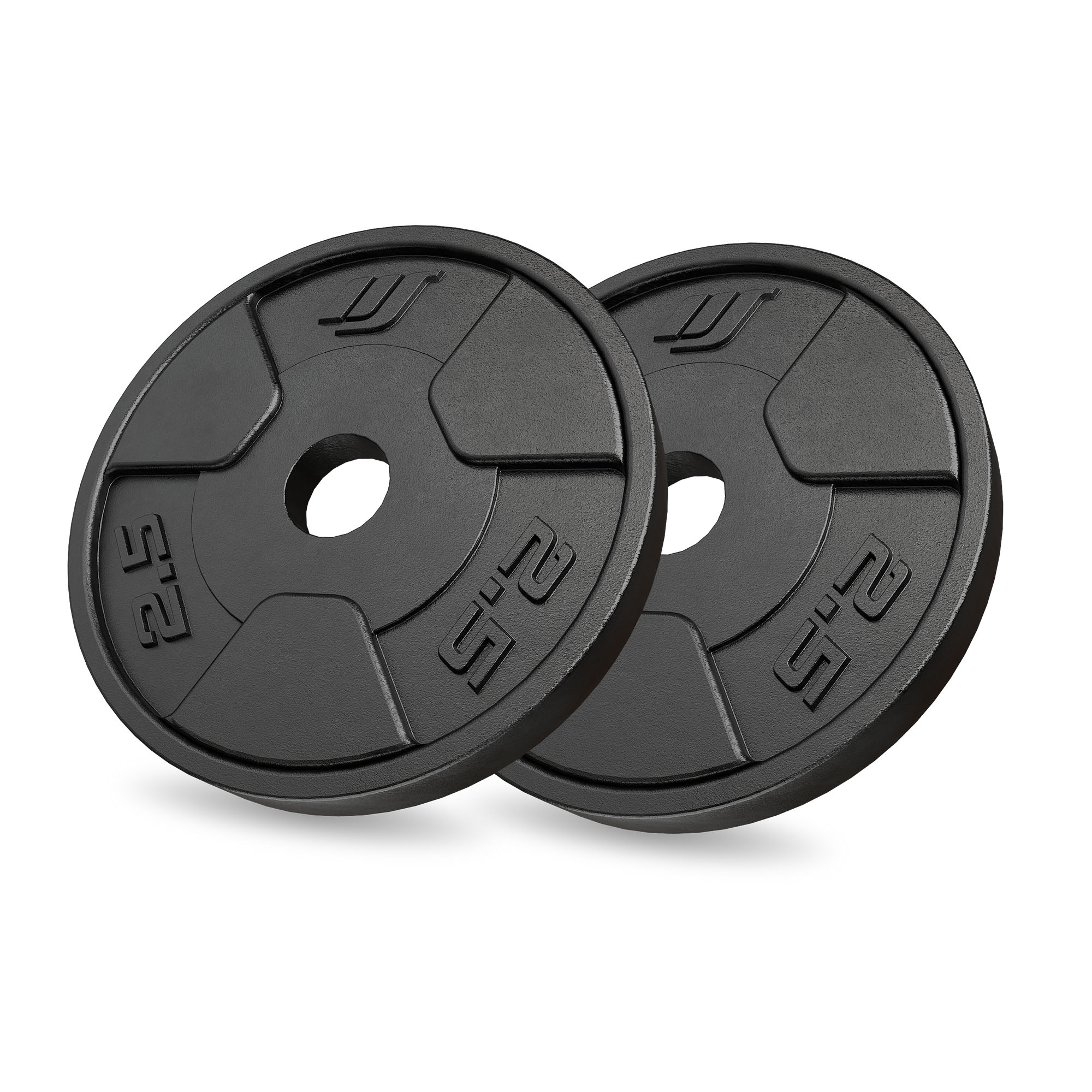 Set gietijzeren halterschijven 2 × 2,5 kg – Marbo Sport