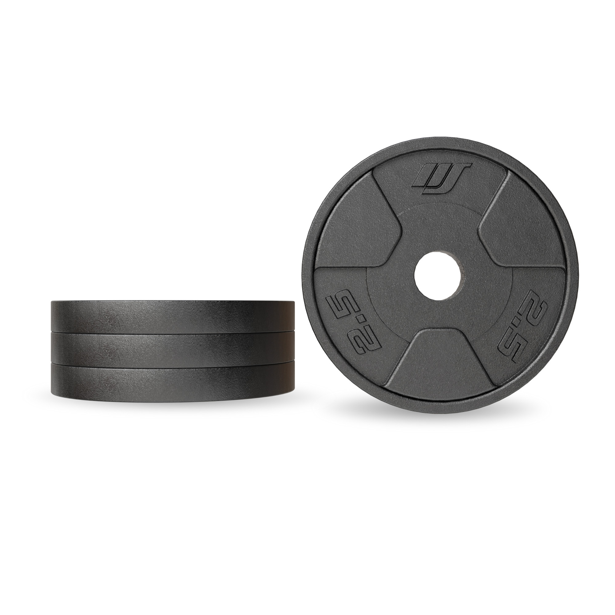 Set gietijzeren halterschijven 2 × 2,5 kg – Marbo Sport