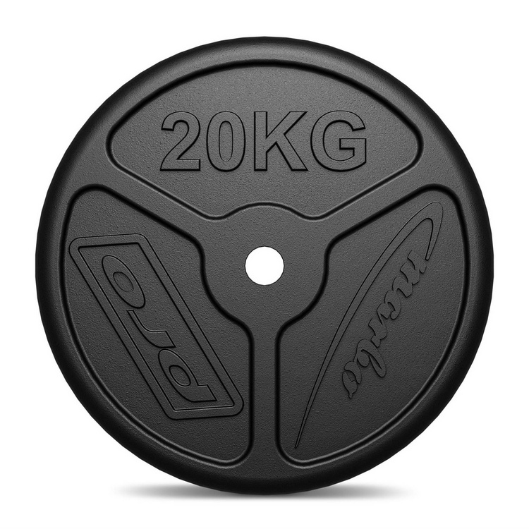 Gietijzeren halterschijf slim 20 kg met ø31 mm boring MW-O20-slim - Marbo Sport