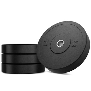 Olympische rubberen halterschijf 15kg MW-Bumper-15KG - Marbo Sport