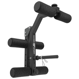 Set MS39_2.0_42KG | Dubbele verstelbare trainingsbank + bidstang + press + set handgrepen en gewichten 42 kg - Marbo Sport
