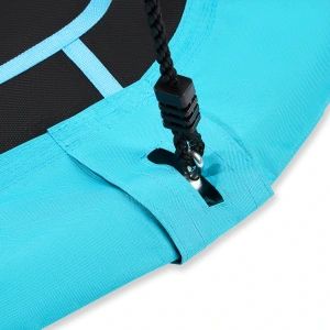 Ovale vogelnestschommel 167 x 71 cm turquoise - Marbo Sport