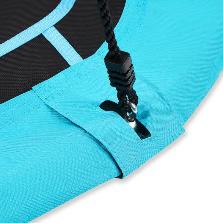 Ovale vogelnestschommel 167 x 71 cm turquoise - Marbo Sport