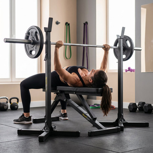 Instellen SG1 | Oefenbank + Verstelbare Halterstandaard - SmartGym Fitness Accessoires
