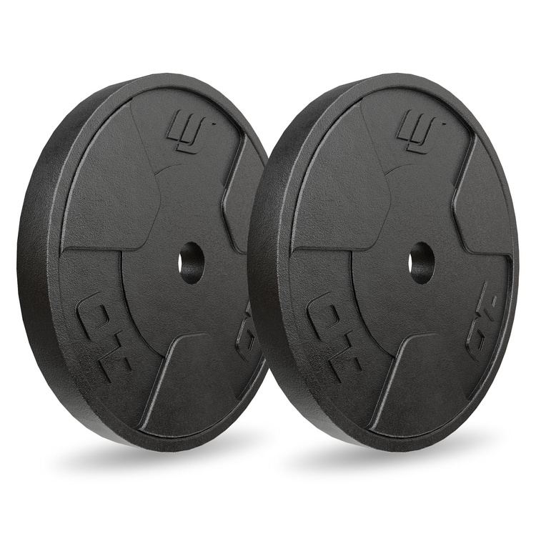 Set gietijzeren halterschijven 2 × 10 kg – Marbo Sport