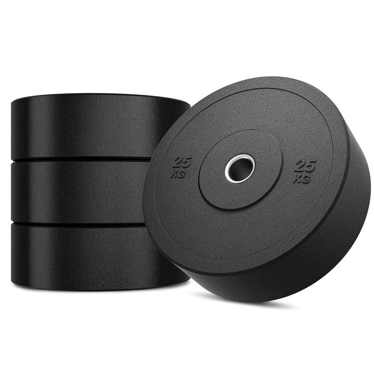 Olympische rubberen halterschijf 25 kg MW-Bumper-25KG - Marbo Sport