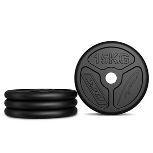 Olympia gegoten halterschijven set gewichten met ø50 / 51 mm boring | Set 60 kg / 2 x 15 kg + 2 x 10 kg + 2 x 5 kg - Marbo Sport