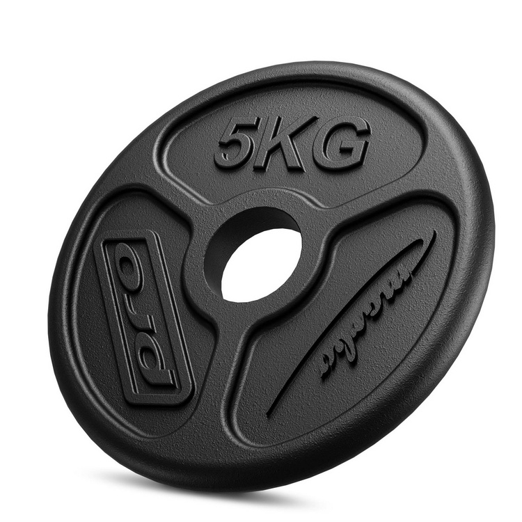 Olympia gegoten halterschijven set gewichten met ø50 / 51 mm boring | Set 30 kg / 4 x 5 kg + 4 x 2,5 kg - Marbo Sport