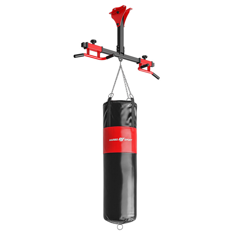 verstelbare optrekstang voor wand- en plafondmontage met bokszakhouder MS-D202 - Marbo Sport