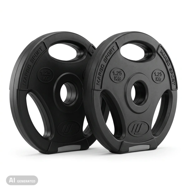 Set composiet halterschijven 2 x 1,25 kg - Marbo Sport