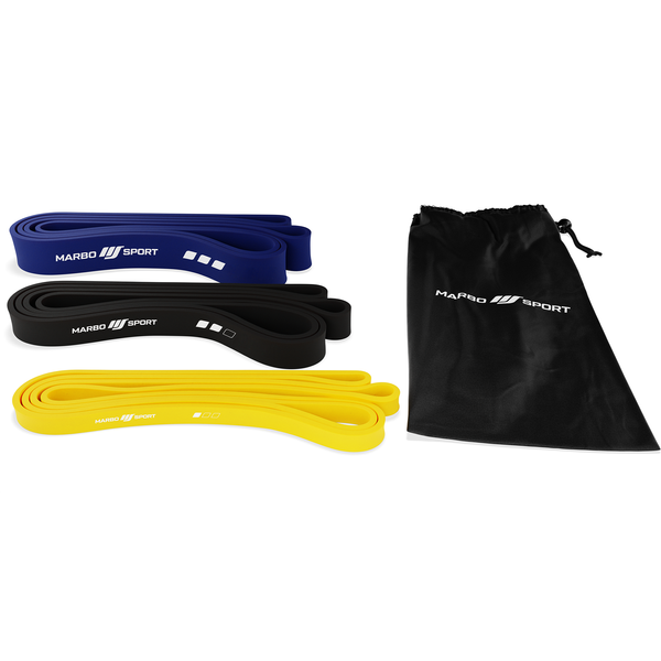 Set van 3 weerstandsbanden 2080 mm - Marbo Sport