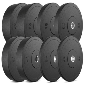 Massief rubberen halterschijven MW-Bumper set 100 KG- Marbo Sport