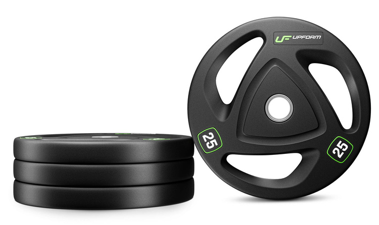 Olympische rubberen halterschijf HQ 25 kg - UpForm