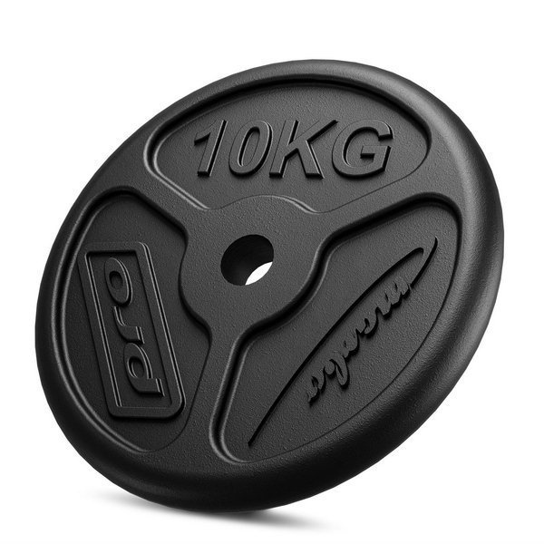 Gietijzeren halterschijf slim 10 kg met ø31 mm boring MW-O10-slim - Marbo Sport