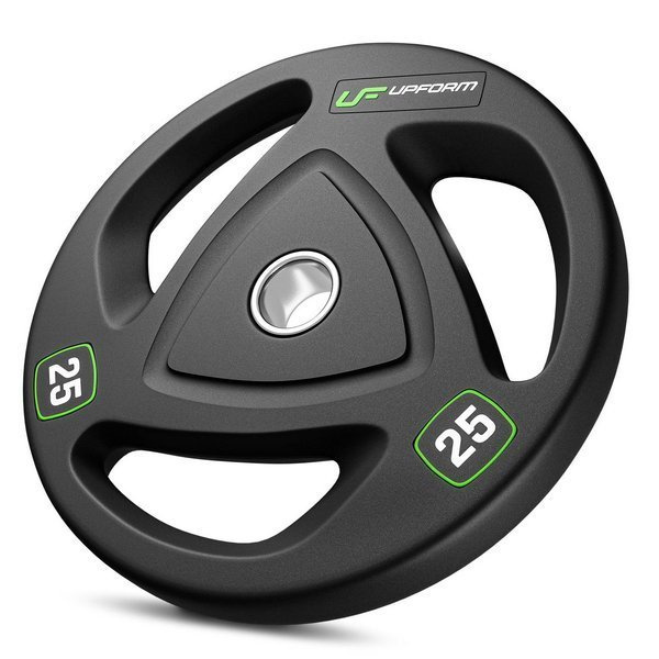 Olympische rubberen halterschijf HQ 25 kg - UpForm