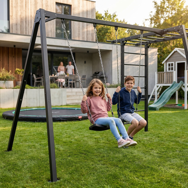 Dubbele schommel op lagers (uitbreiding voor de turnladder) PREMIUM MO-018 - Marbo Sport