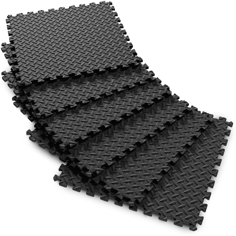 Vloerbeschermende puzzelmat 12 mm 6 stuks - Marbo Sport