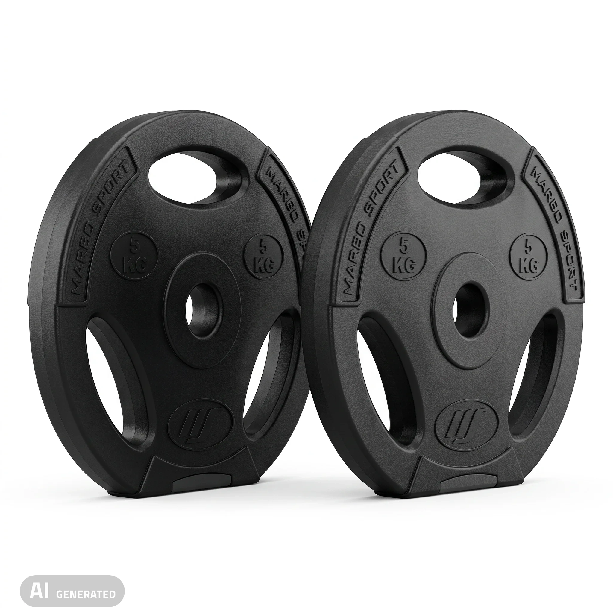 Set composiet halterschijven 2 x 5 kg - Marbo Sport