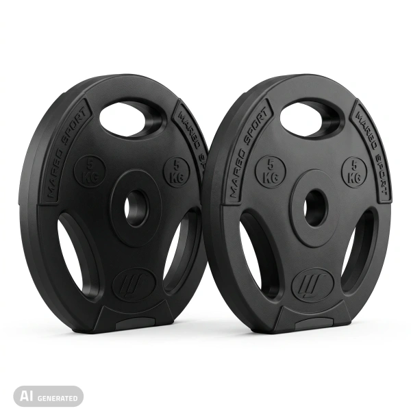 Set composiet halterschijven 2 x 5 kg - Marbo Sport