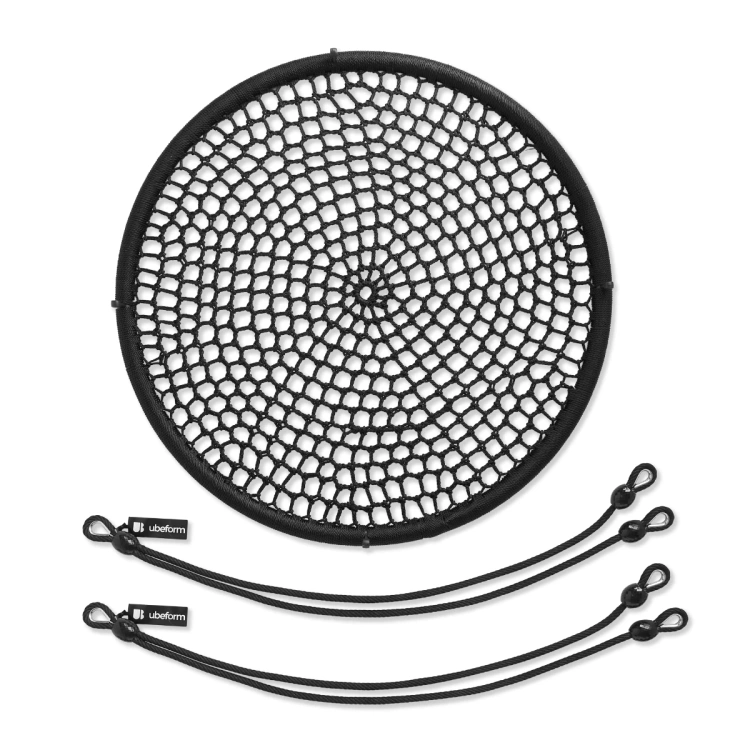Vogelnestschommel 120 cm Deluxe zwart - Ubeform