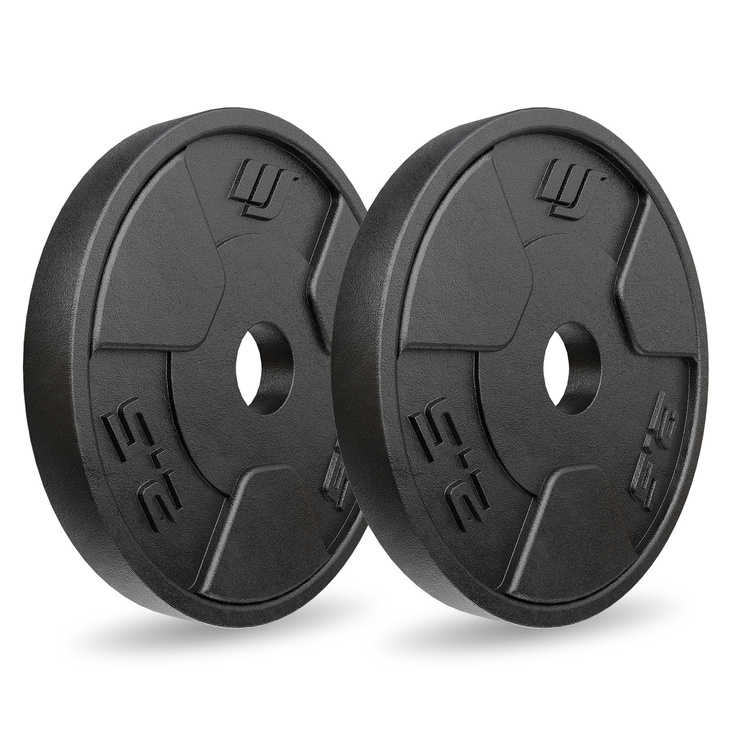 Set gietijzeren halterschijven 2 × 2,5 kg – Marbo Sport