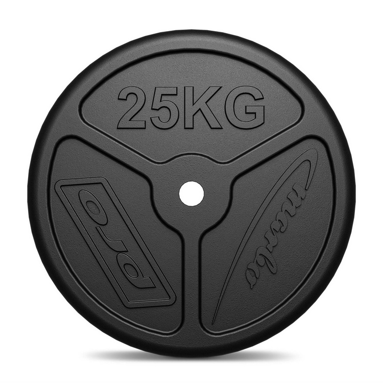 Gietijzeren halterschijf slim 25 kg met ø31 mm boring MW-O25-slim - Marbo Sport