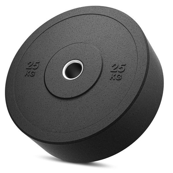 Olympische rubberen halterschijf 25 kg MW-Bumper-25KG - Marbo Sport