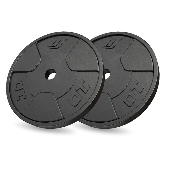 Set gietijzeren halterschijven 2 × 10 kg – Marbo Sport