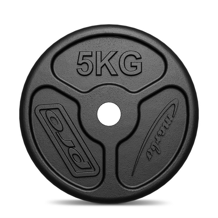 Gietijzeren halterschijf slim 5 kg met ø31 mm boring MW-O5-slim - Marbo Sport