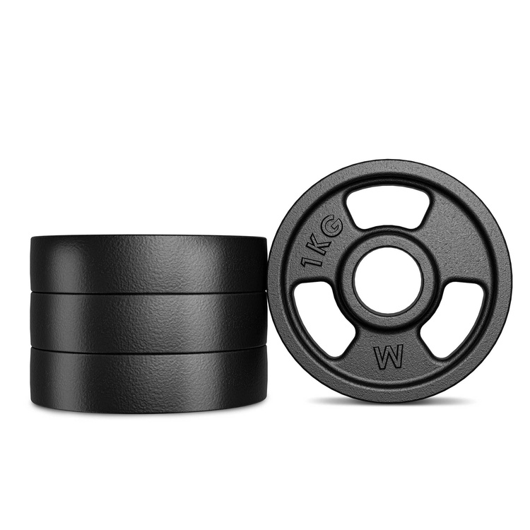 Gietijzeren halterschijf 1 kg met ø31 mm boring MW-O1-kier - Marbo Sport