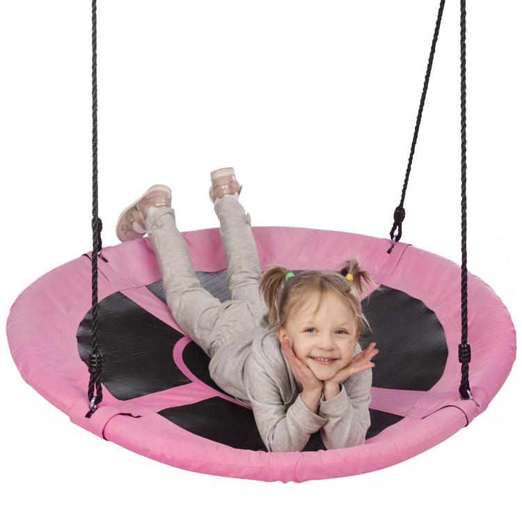 Ooievaarsnest hangschommel Ø100 cm PINK - NILS