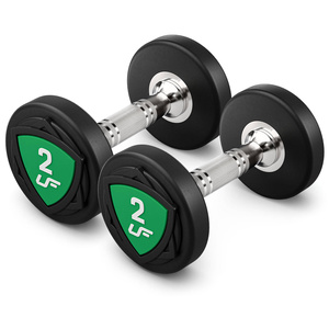 Set polyurethaan halters 1-10kg (stappen van 1 kg) 110 kg + Halterrek UR-S005 - UpForm