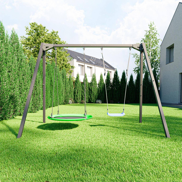 Dubbele schommel op lagers (2-zits frame) PREMIUM MO-013 - Marbo Sport