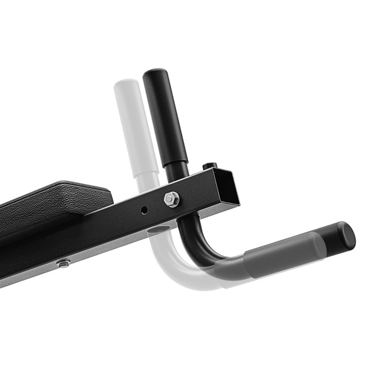 MHU1 instellen | Wandstangen voor wandmontage 230 x 81 cm MH-U204 + Multifunctioneel dipstation voor wandmontage met optrekstang (2in1) MH-U205 - Marbo Sport