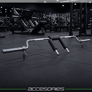 Gebogen olympische stang voor squats - UpForm