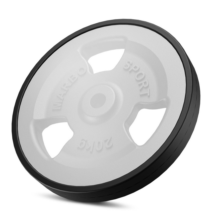 Tri-grip gummibelægning til vægtpladerne 20 kg MW-GUMA20 - Marbo Sport
