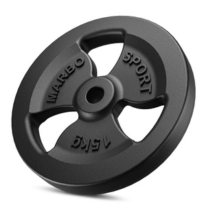 Gietijzeren halterschijf 15 kg met ø31 mm boring MW-O15-kier - Marbo Sport