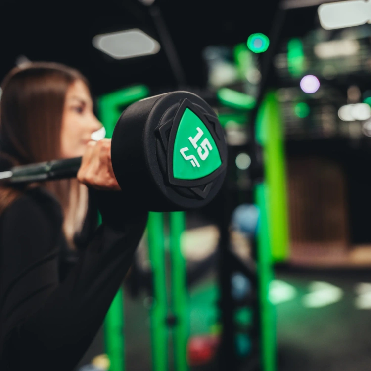 Set rechte polyurethaan halters 10-55 kg (stap van 5 kg) 325 kg – UpForm