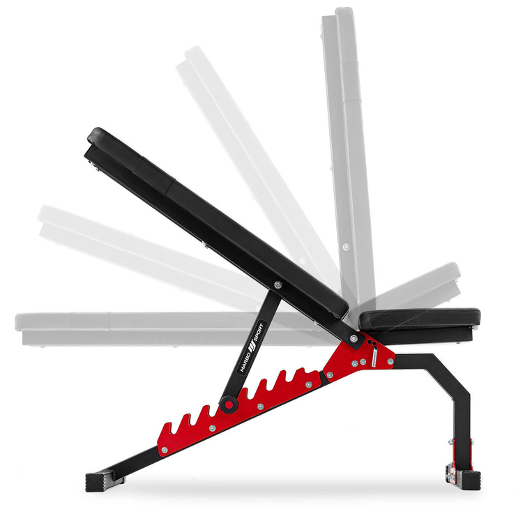 Dubbelzijdig verstelbare halterbank MH-L114 - Marbo Sport