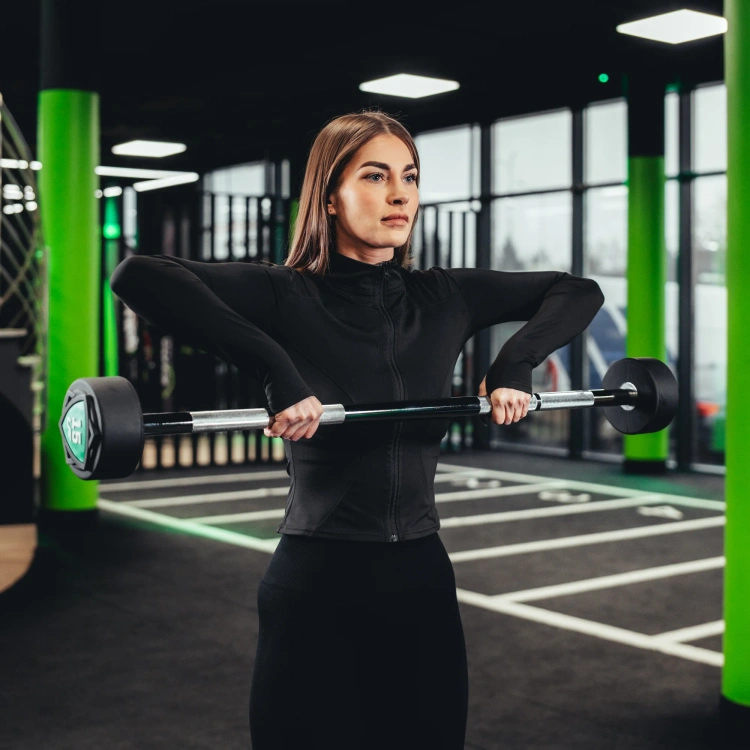 Set rechte polyurethaan halters 10-55 kg (stap van 5 kg) 325 kg – UpForm