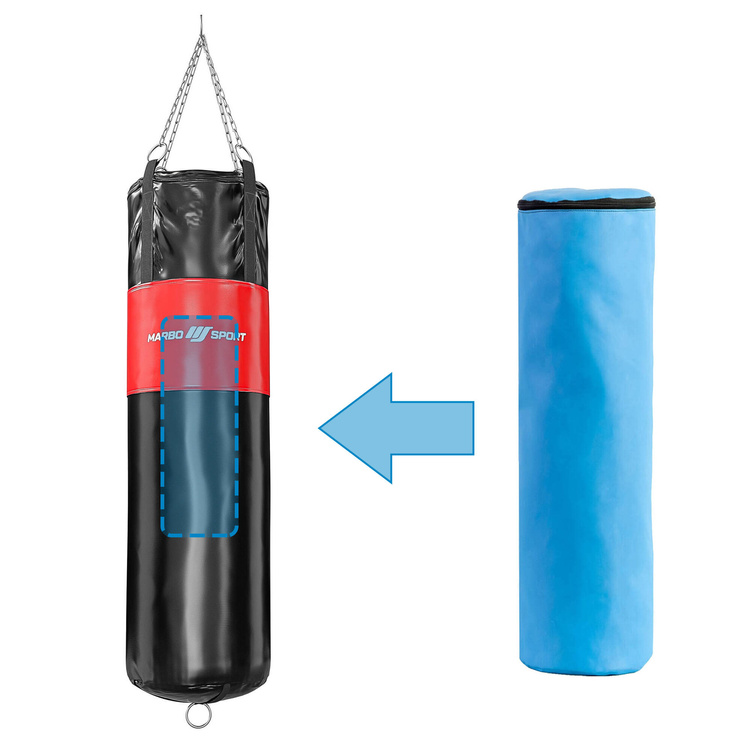 Bokszak extra verstevigd 180 cm fi45cm + Torpedo MC-W180 | 45-EX - Marbo Sport
