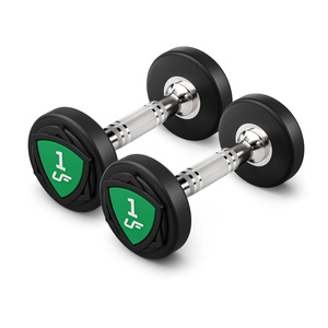Set polyurethaan halters 1-10kg (stappen van 1 kg) 110 kg + Halterrek UR-S005 - UpForm