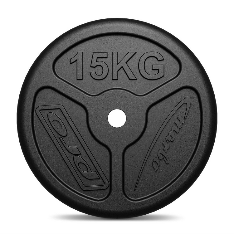 Gietijzeren halterschijf slim 15 kg met ø31 mm boring MW-O15-slim - Marbo Sport