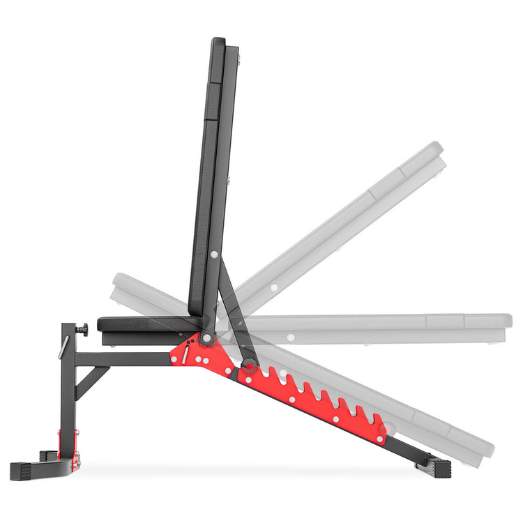 Verstelbare multifunctionele trainingsbank MH-L115 - Marbo Sport