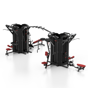 9-station Toren (roeien/verstelbare lat pulley/triceps/3 x in hoogte verstelbare kabel pulley/butterfly/butterfly reverse/climbs) MP-T003 - Marbo Sport