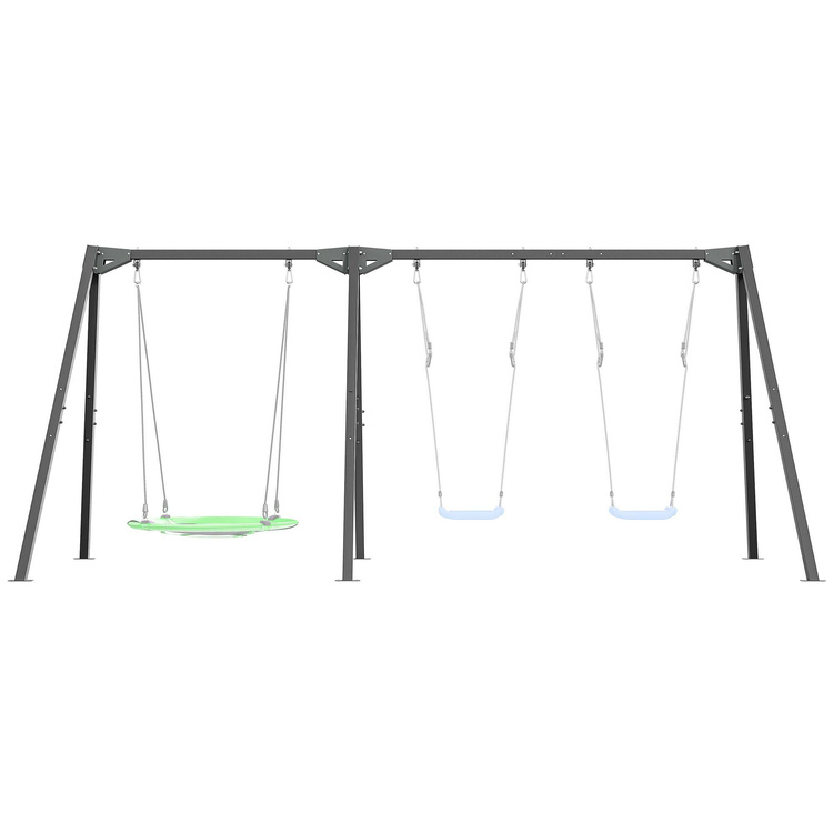 Schommel voor drie personen met gelagerd frame PREMIUM MO-014 - Marbo Sport