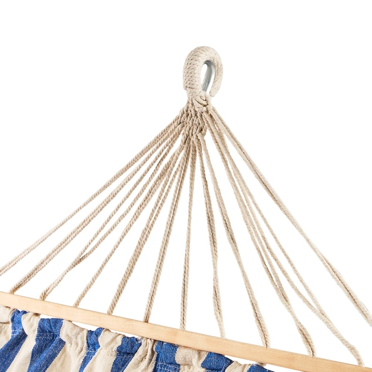 Tuin hangmat met houten spreidstok 290 x 125 cm - Marbo Sport