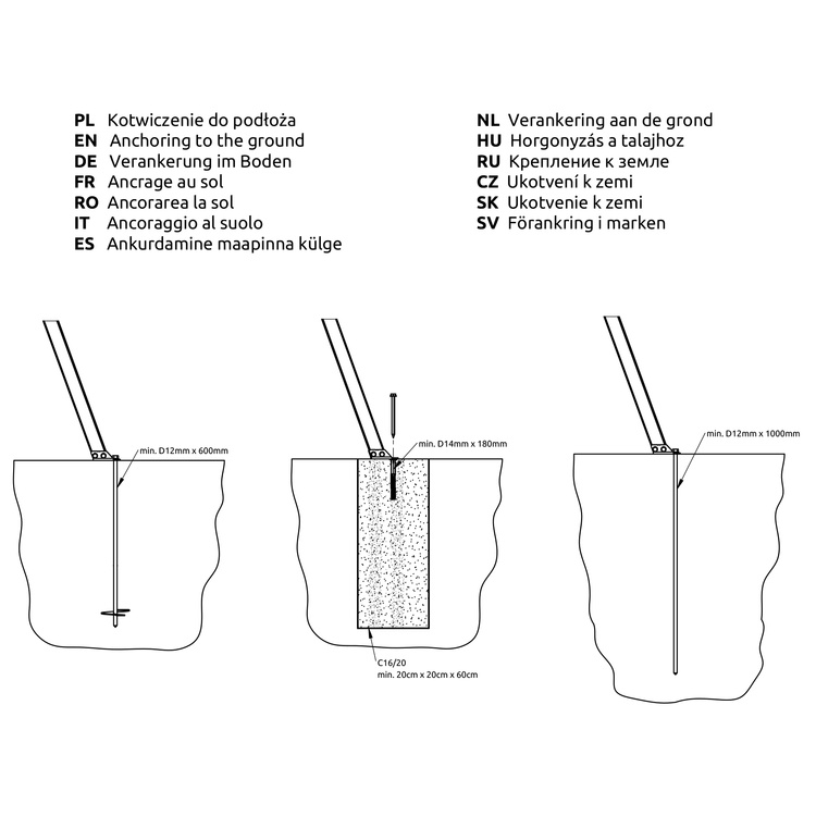 Tuinschommel 2-zits (frame) MO-002 - Marbo Sport