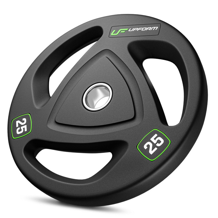 Olympische rubberen halterschijf HQ 25 kg - UpForm