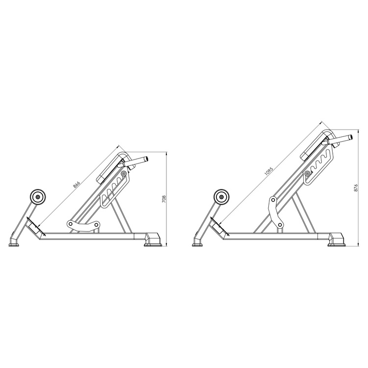 Hyperextensie Bank MP-L212 2.0 - Marbo Sport